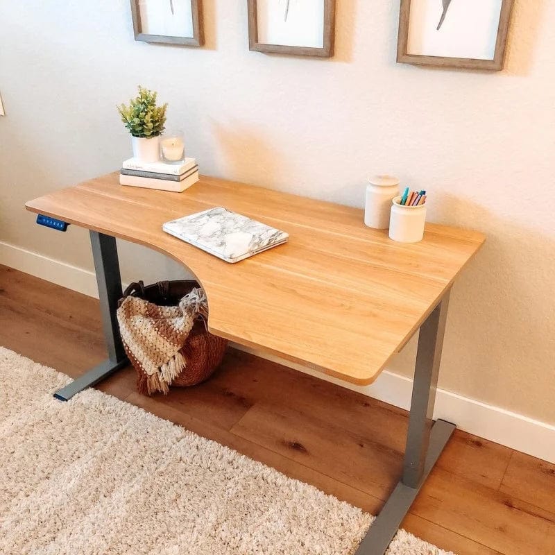 Flexispot Computer Desk Black Seiffen Seiffen Laminated Spliced L-shaped Standing Desk