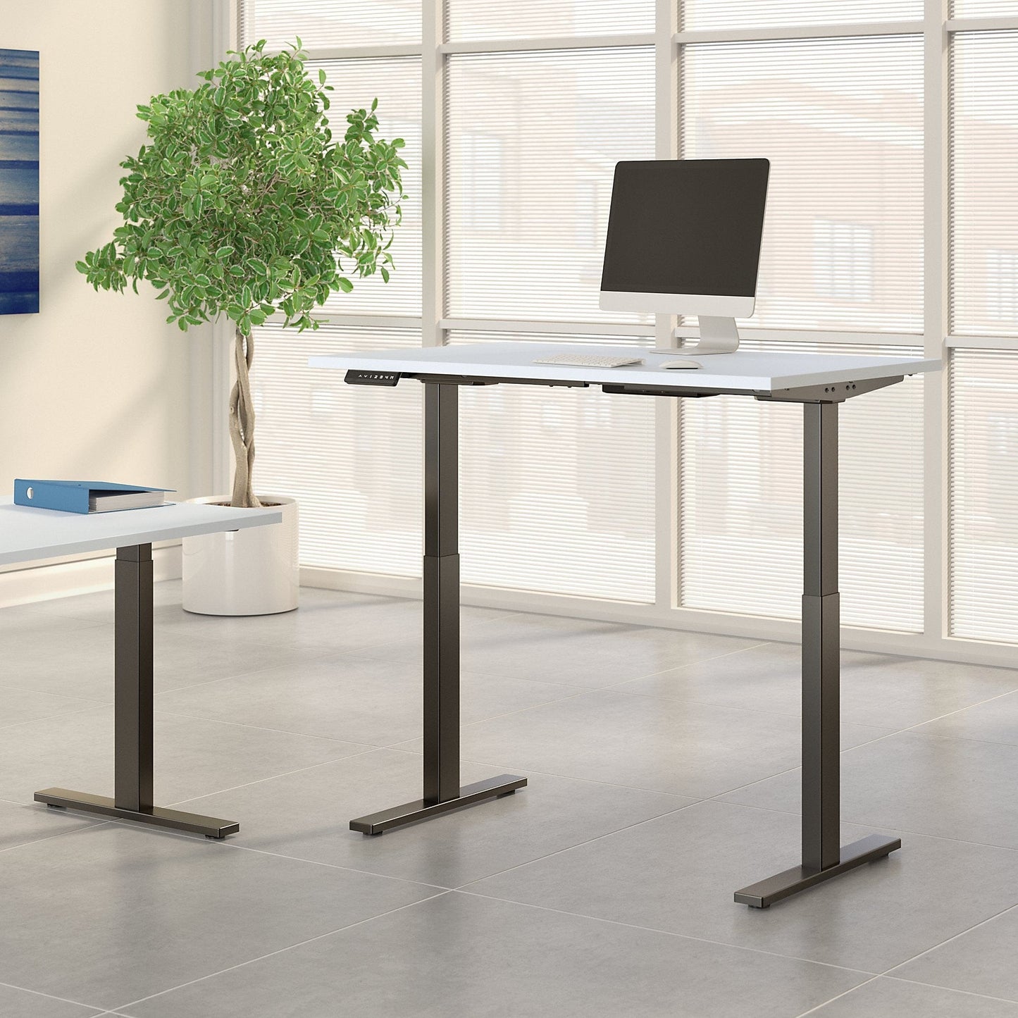 Bush Business Furniture Black Friday Sales Storm Gray 72W x 30D Height Adjustable Standing Desk