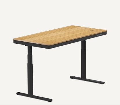 Flexispot Computer Desk Bamboo with Wireless charger / 55''X28'' / Black Comhar Pro Standing Desk Q8