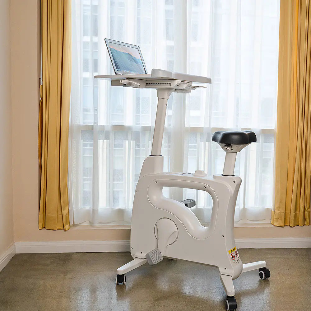 Home Office All-in-One Desk Bike/ Fitness Bike Workstation V9 - Deskcise Pro V9