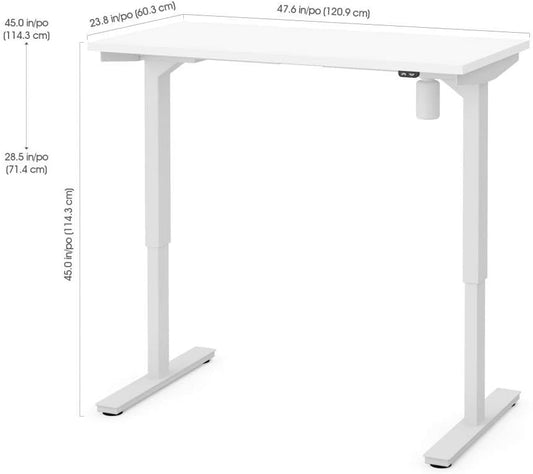 Universel Standing Desk, 48" X 24", White