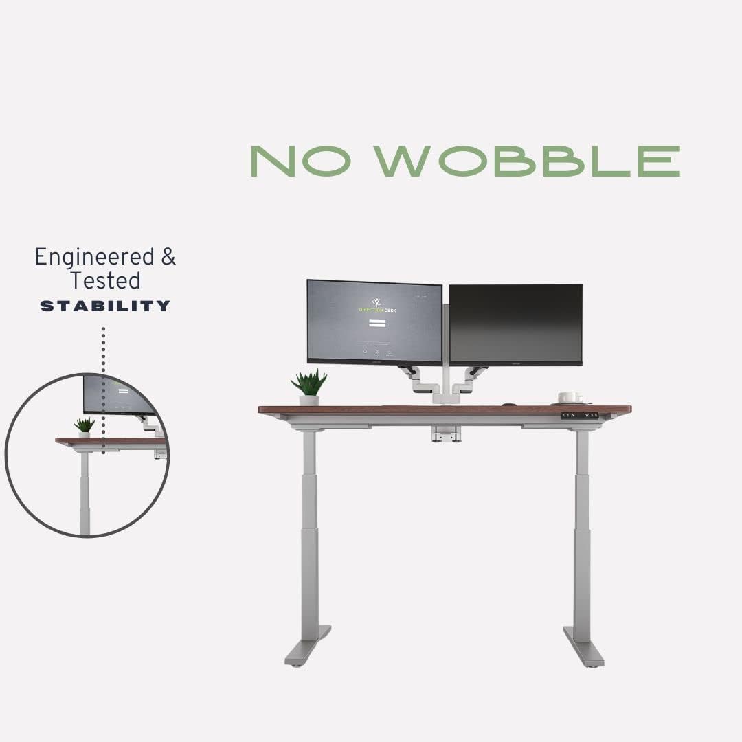Direction Electric Height Adjustable Standing Desk - Dual Motor - Commercial Grade - Durable Sit-Stand Desk