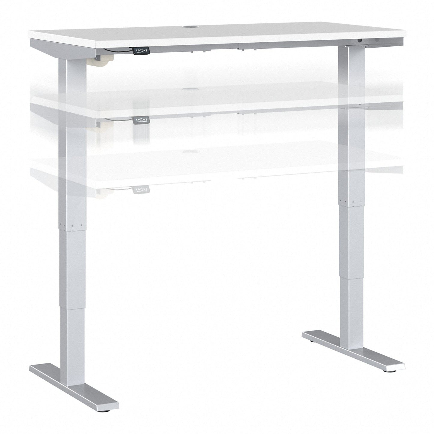 BFF Series C M4S6030WHSK BFF Series 60W x 30D Height Adjustable Standing Desk Move 40 Series: White