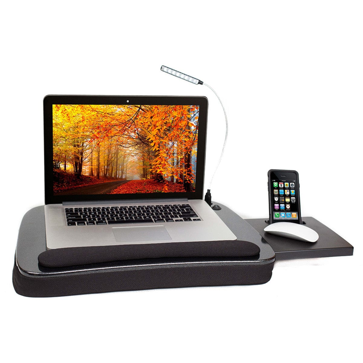 Multi-tasking Memory Foam Lap Desk black - standupdeskdepot.com