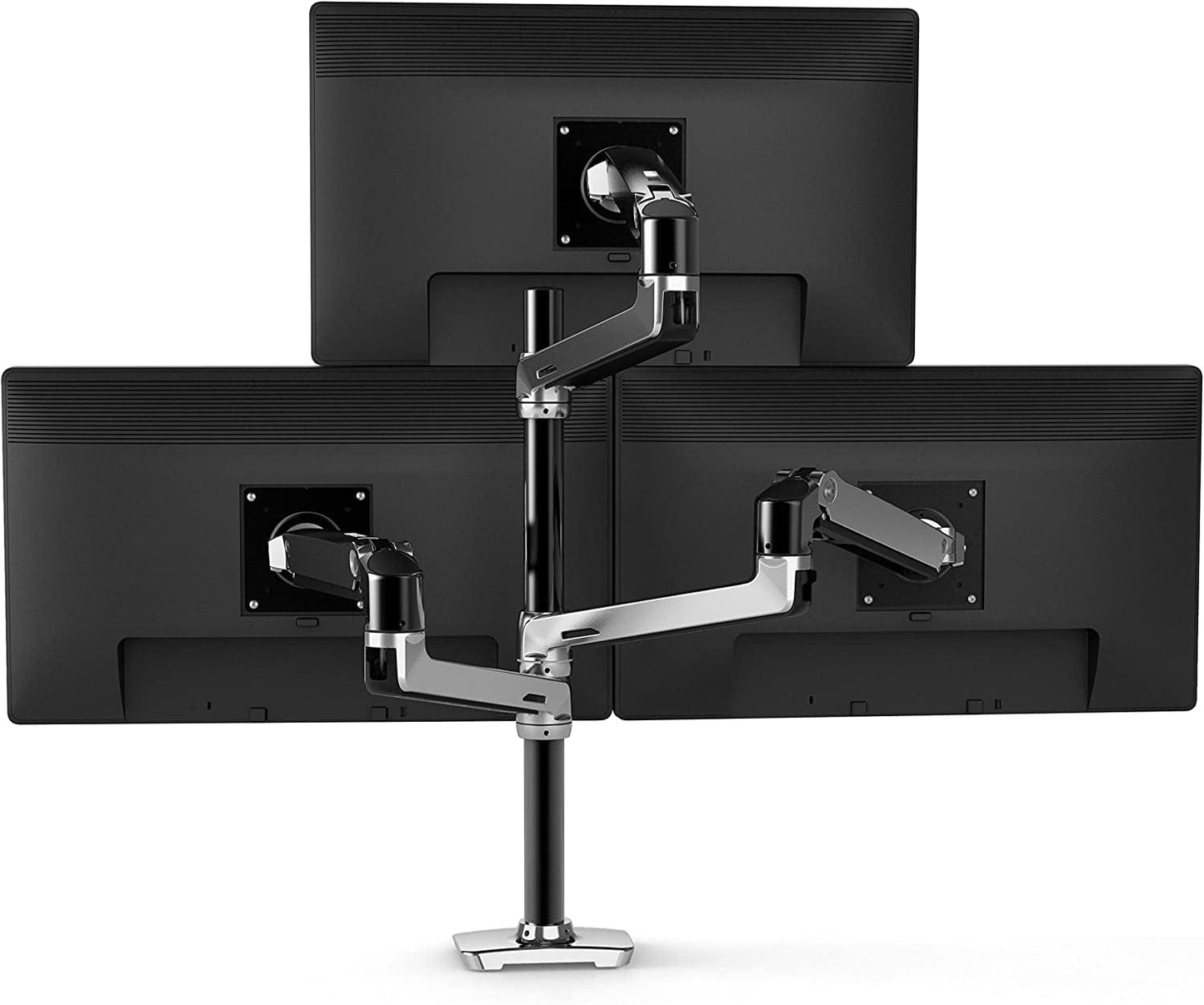 Vertical Stacking Dual Monitor Arm, VESA Desk Mount 2 Monitors up to 40 Inches 7 to 22 Lbs Each New